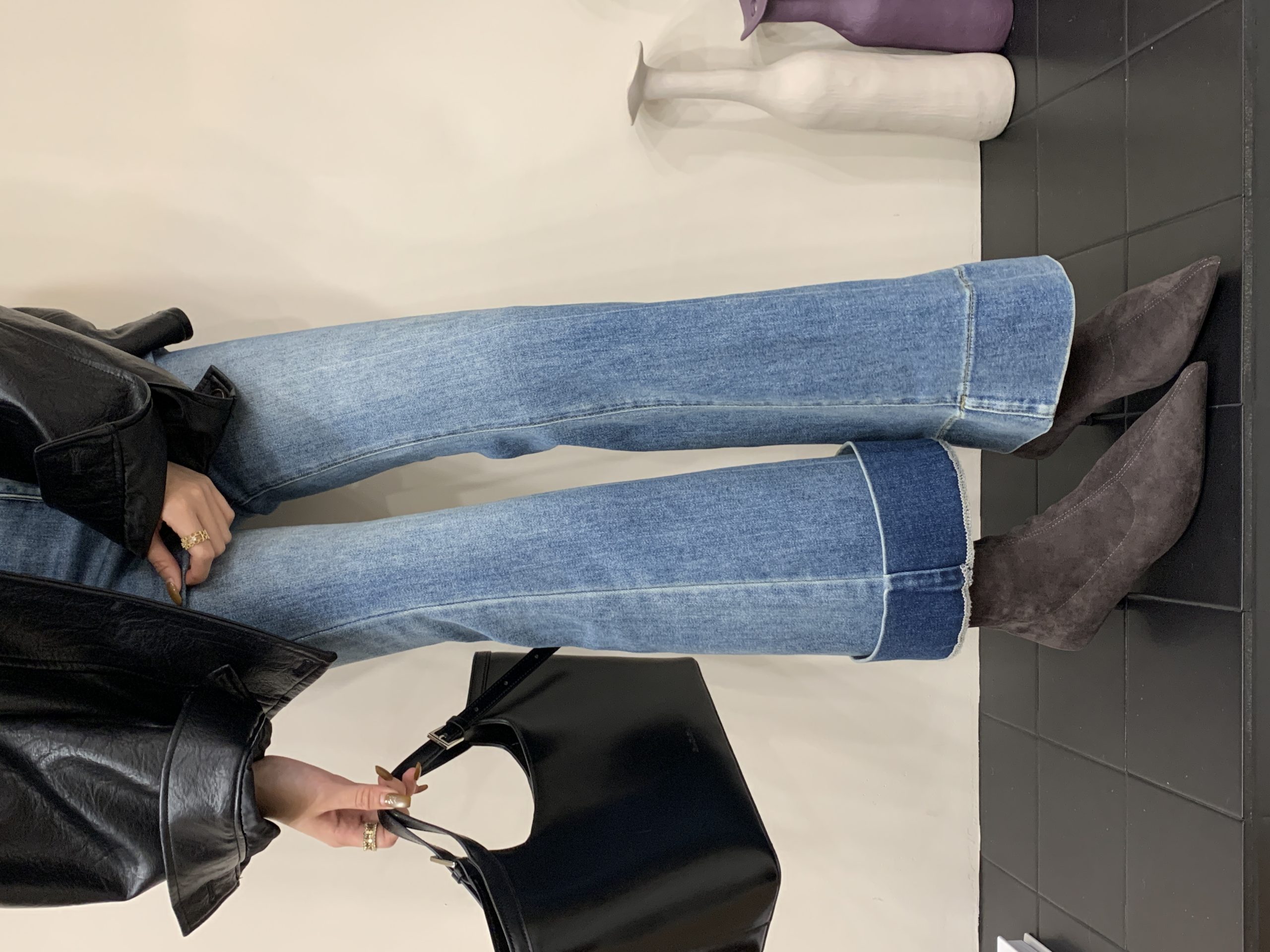 2025 New Fashion Ankle Boots for Women Pointed Toe Low Heel Simple Slim Fit Boots - Style 7a6411 - Image 4