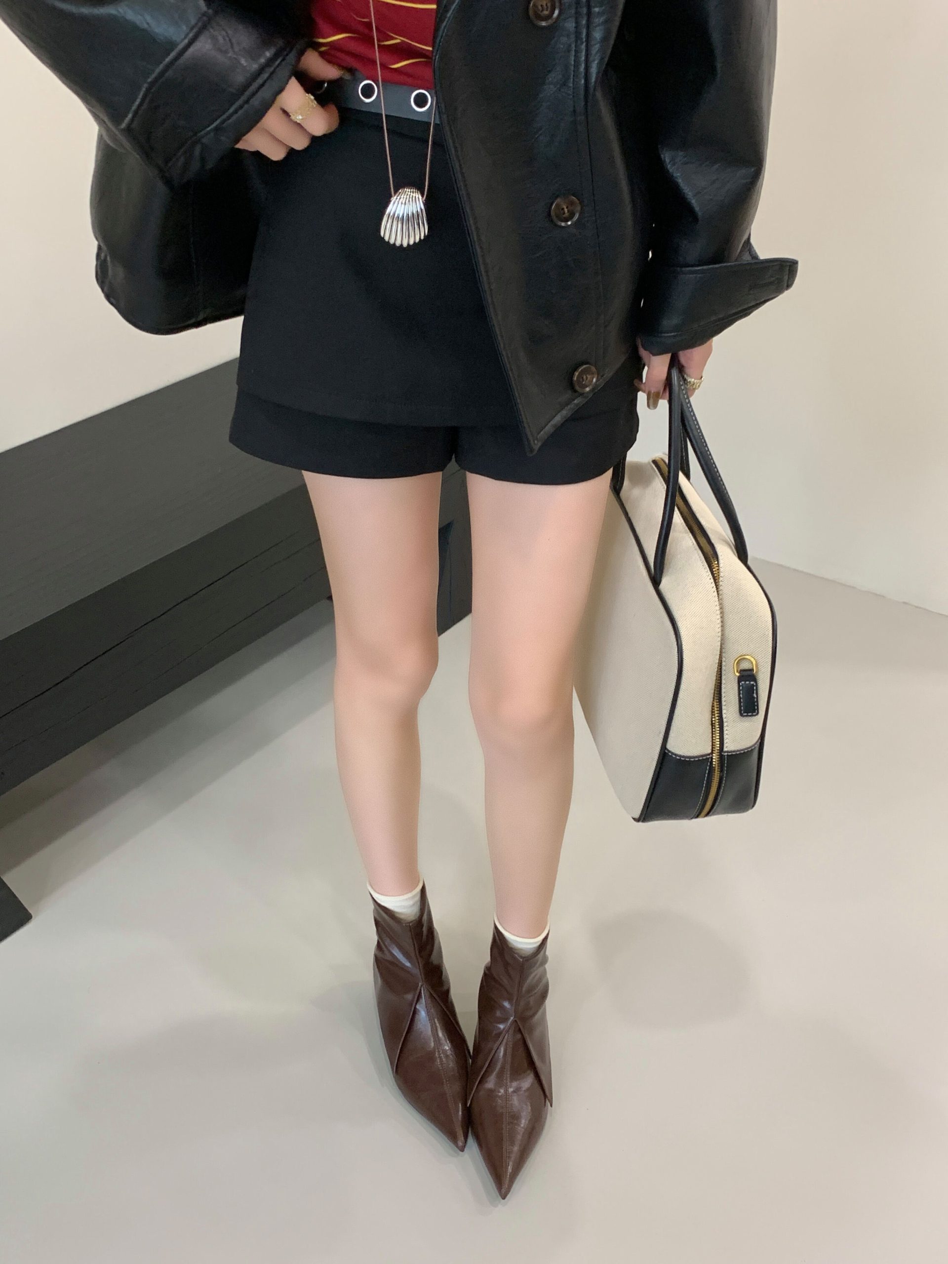 2025 New Fashion Ankle Boots for Women Pointed Toe Low Heel Simple Slim Fit Boots - Style 7a64f9 - Image 4