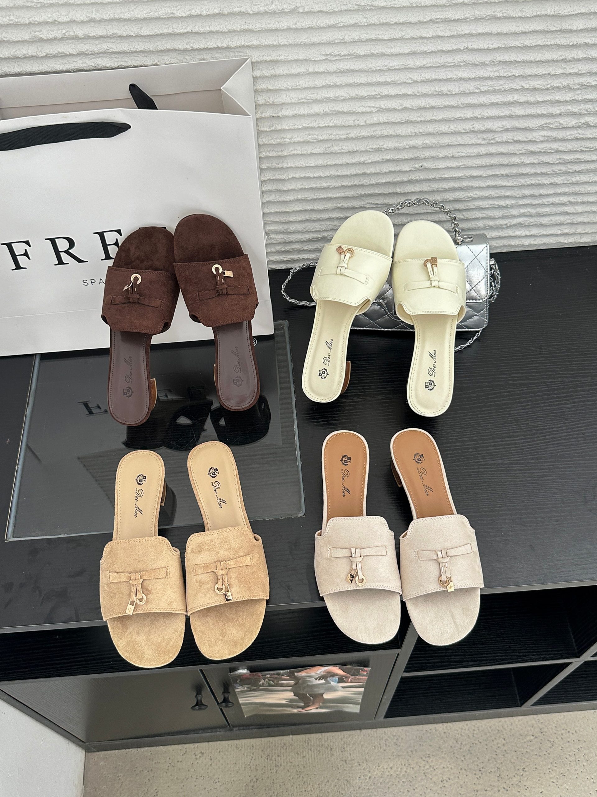 Summer New Style Versatile Old Money Style High Heel Slippers for Women