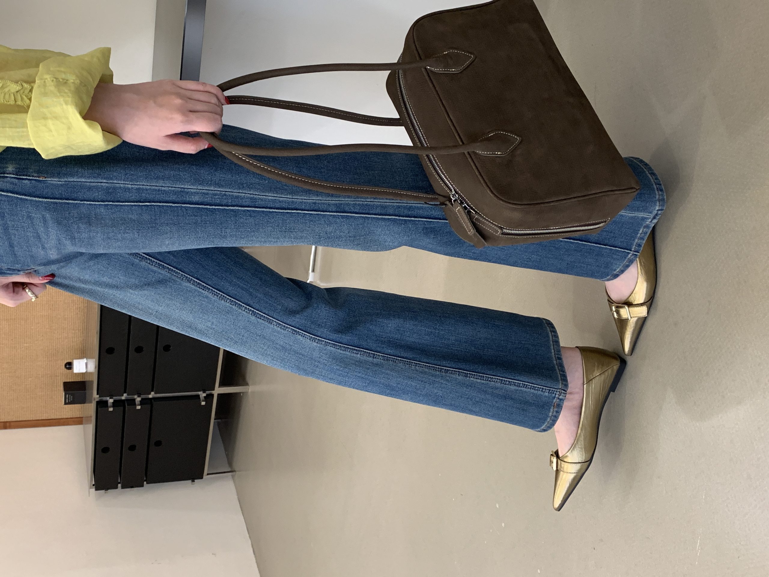 2026 New Autumn Pointed Toe Flat Heel Buckle Slip-On Fashion Commuter French Shallow Mouth Shoes